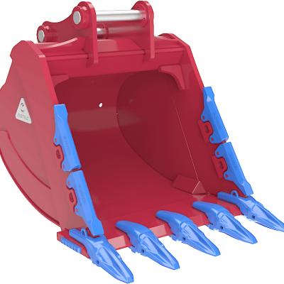 Enstruc excavator severe duty buckets engineered for high-impact digging in extreme environments