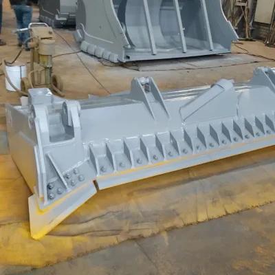 Enstruc manufacturing dozer blade attachments for CAT and Komatsu mining bulldozers