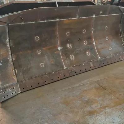 Enstruc SU dozer blade fabrication for Komatsu D155AX bulldozer used in mining and heavy earthmoving
