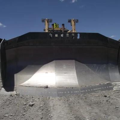 Enstruc mining universal dozer blade attachment for coal and overburden handling with CAT and Komatsu dozers