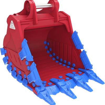 Enstruc ultra duty quarry excavator bucket engineered for maximum durability in abrasive rock conditions