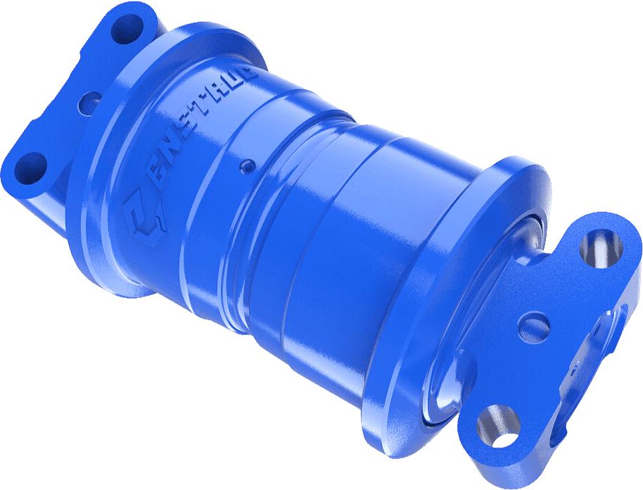 Excavator bottom track roller