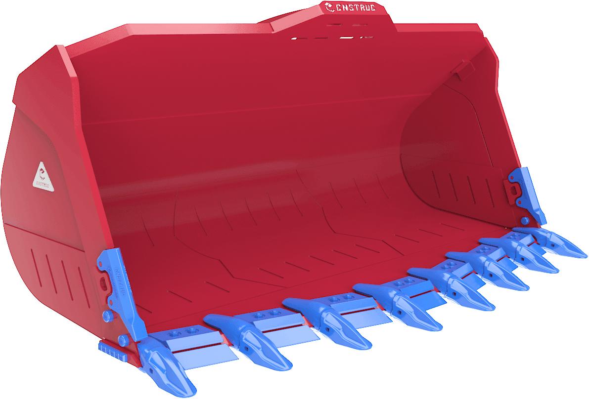 Quarry Wheel Loader Heavy Duty Rock Bucket | Enstruc