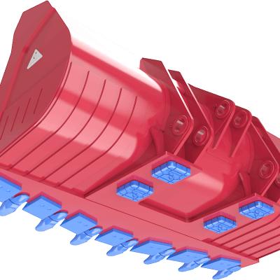 Quarry Wheel Loader Heavy Duty Rock Bucket | Enstruc